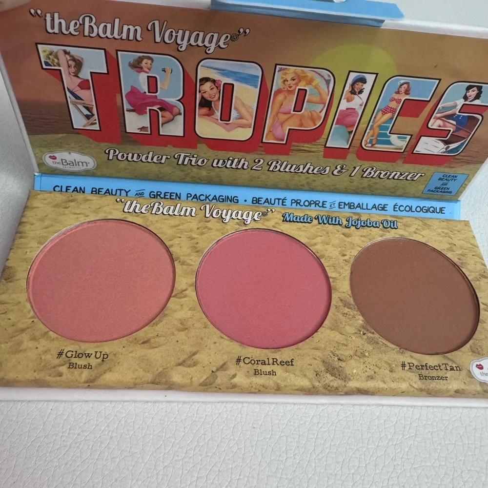 NEW TheBalm tropics powder trio